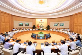 Quang cảnh Phiên họp Chính phủ thường kỳ. (Ảnh: Thống Nhất/TTXVN)
