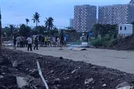 Hai cháu bé bị điện giật tử vong khi chơi ở công trường đường vành đai