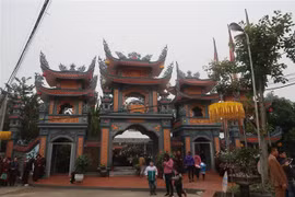 Chùa Vinh Quang mới được khánh thành. (Ảnh: Hiền Anh/TTXVN)