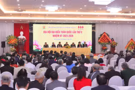 Đại hội V Hội Nạn nhân Chất độc Da cam/Dioxin Việt Nam. (Ảnh: TTXVN)