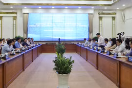 Quang cảnh tọa đàm. (Ảnh: TTXVN phát)