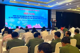 Hội nghị đánh giá tình hình Ban Chỉ đạo Nhân quyền các địa phương khu vực miền Trung và miền Nam. (Ảnh: PV/Vietnam+)