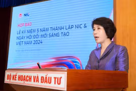 Thứ trưởng Bộ Kế hoạch và Đầu tư Nguyễn Thị Bích Ngọc. (Ảnh: Vietnam+)