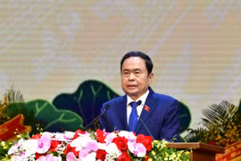 Chủ tịch Quốc hội Trần Thanh Mẫn phát biểu tại Lễ Kỷ niệm 30 năm ngày thành lập Kiểm toán Nhà nước (11/7/1994-11/7/2024). (Ảnh: Vietnam+)