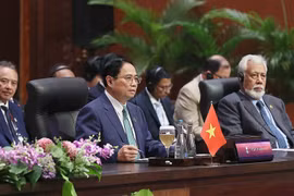 Thủ tướng Phạm Minh Chính dự Hội nghị Cấp cao ASEAN-Hàn Quốc lần thứ 24. (Ảnh: Dương Giang/TTXVN)