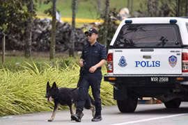 Cảnh sát Malaysia. (Ảnh: AFP/TTXVN)