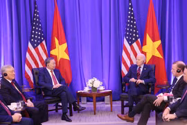 Tổng Bí thư, Chủ tịch nước Tô Lâm gặp Tổng thống Hoa Kỳ Joe Biden. (Ảnh: Lâm Khánh/TTXVN)