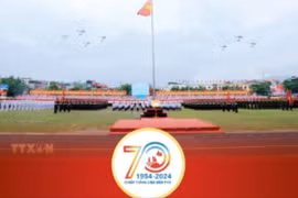 Toàn cảnh lễ diễu binh, diễu hành Kỷ niệm 70 năm Chiến thắng Điện Biên Phủ