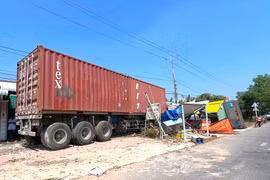 Hiện trường vụ tai nạn. (Nguồn: Báo Tây Ninh)