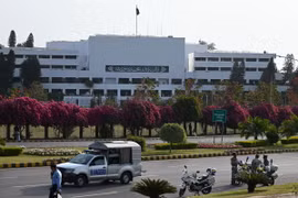 Tòa nhà Quốc hội Pakistan tại Islamabad. (Ảnh: AFP/TTXVN)