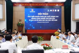 Quang cảnh hội thảo. (Ảnh: Văn Dũng/TTXVN)