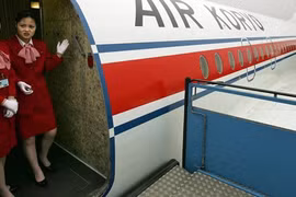 Các tiếp viên hãng hàng không Air Koryo của Triều Tiên. (Nguồn: AFP)