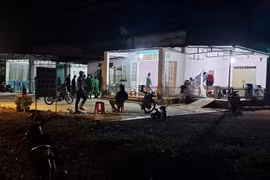 Hiện trường vụ án. (Ảnh: TTXVN phát)