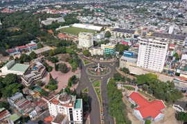 Thành phố Buôn Ma Thuột, Đắk Lắk. (Ảnh: TTXVN phát) 