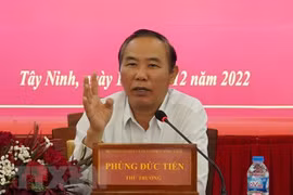 Thứ trưởng Bộ Nông nghiệp và Phát triển Nông thôn Phùng Đức Tiến được Thủ tướng bổ nhiệm lại từ ngày 2/11/2023. (Ảnh: Thanh Tân/TTXVN) 