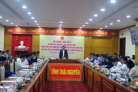 Phó Thủ tướng Trần Lưu Quang phát biểu chỉ đạo tại hội nghị. (Ảnh: Thu Hằng/TTXVN)