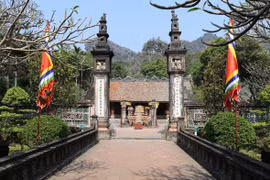 Đền thờ vua Đinh Tiên Hoàng thuộc Khu di tích Cố đô Hoa Lư. (Ảnh: Đức Phương/TTXVN)