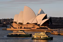 Nhà hát Opera ở thành phố Sydney, Australia. (Nguồn: AFP/TTXVN)
