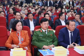 Các đại biểu dự Hội nghị triển khai nhiệm vụ năm 2024 của Bộ Thông tin và Truyền thông. (Ảnh: Dương Giang/TTXVN)