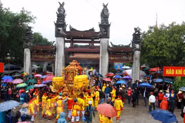 Lễ hội đền Trần ở Thái Bình. (Nguồn: TTXVN)