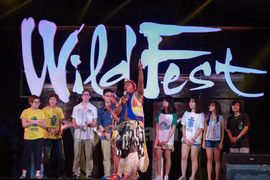 Các nghệ sỹ nước ngoài biểu diễn tại lễ hội WildFest 2015. (Ảnh: Minh Sơn/Vietnam+)