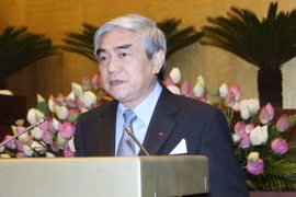 Bộ trưởng Bộ Khoa học và Công nghệ Nguyễn Quân trả lời chất vấn của đại biểu Quốc hội. (Ảnh: Phương Hoa/TTXVN)