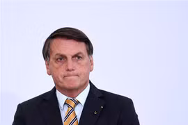 Tổng thống Brazil Jair Bolsonaro tham dự một sự kiện ở Brasilia. (Ảnh: AFP/TTXVN)