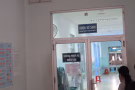 Khoa sơ sinh Bệnh viện Hùng Vương Thành phố Hồ Chí Minh. (Ảnh: Phương Vy/TTXVN)