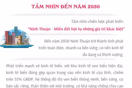 Quy hoạch tỉnh Ninh Thuận thời kỳ 2021-2030, tầm nhìn đến năm 2050