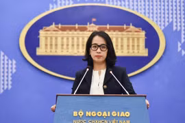 Người Phát ngôn Bộ Ngoại giao Việt Nam Phạm Thu Hằng. (Ảnh: TTXVN phát)