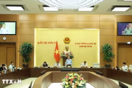 Chủ tịch Quốc hội Trần Thanh Mẫn phát biểu khai mạc. (Ảnh: Thống Nhất/TTXVN)