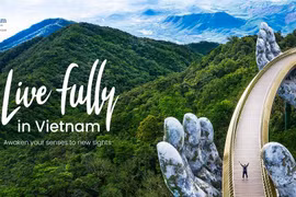 Chiến dịch “Live Fully In Vietnam” (Sống trọn vẹn tại Việt Nam) nhằm thu hút khách du lịch đến Việt Nam. (Ảnh: TCDL)