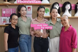 Những "Nữ chiến binh hồng" tham gia dự án nhân ái. (Ảnh: BTC)