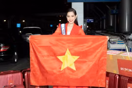 Hình ảnh đại diện Việt Nam trong lần lên đường sang Puerto Rico hồi tháng 11/2021. (Ảnh: CTV/Vietnam+)