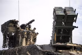 Bệ phóng tên lửa đánh chặn Patriot của Mỹ tham gia một cuộc tập trận của NATO tại Trondheim (Na Uy). (Ảnh: AFP/TTXVN)