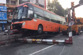 Hiện trường vụ tai nạn. (Nguồn: 24h)