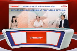 Phó Giáo sư-Tiến sỹ-bác sỹ Phạm Quang Thái cùng bác sỹ Trương Hữu Khanh tại tọa đàm do Báo Điện tử VietnamPlus tổ chức.