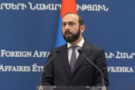 Ngoại trưởng Armenia Ararat Mirzoyan. (Ảnh: AFP/TTXVN)