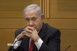 Thủ tướng Israel, Benjamin Netanyahu. (Nguồn: AFP/TTXVN)