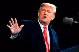 Cựu Tổng thống Donald Trump. (Ảnh: AFP/TTXVN)