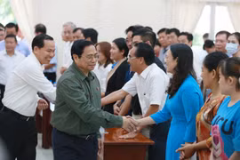 [Photo] Thủ tướng Phạm Minh Chính tiếp xúc cử tri thành phố Cần Thơ