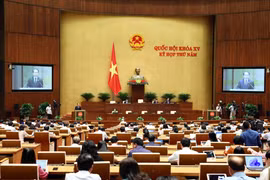 Toàn cảnh phiên họp sáng 6/2. (Ảnh: Phạm Kiên/TTXVN)