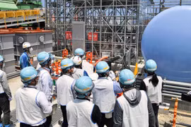Nhật Bản bắt đầu kiểm tra hệ thống xả thải của nhà máy Fukushima số 1