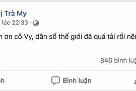 Dòng trạng thái khiến dư luận "dậy sóng" của nữ diễn viên. (Ảnh chụp màn hình)
