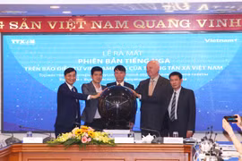 Phiên bản tiếng Nga của Báo Điện tử VietnamPlus chính thức ra mắt sáng 3/3. (Ảnh: Minh Sơn/Vietnam+)