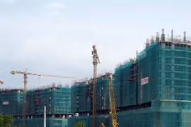 Dự án căn hộ cao cấp Sala, quận 2, sắp hoàn thành. (Ảnh: Hoàng Hải/TTXVN)