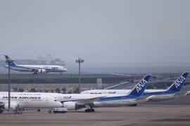 Máy bay của hãng hàng không All Nippon Airways Co. (Nguồn: Bloomberg)