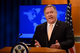 Ngoại trưởng Mỹ Mike Pompeo. (Ảnh: THX/TTXVN)