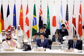 Thủ tướng Nhật Bản Shinzo Abe. (Ảnh: AFP/TTXVN)