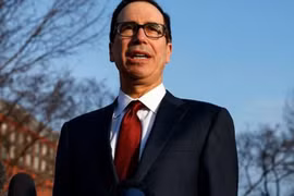 Bộ trưởng Tài chính Mỹ Steven Mnuchin. (Nguồn: AP)